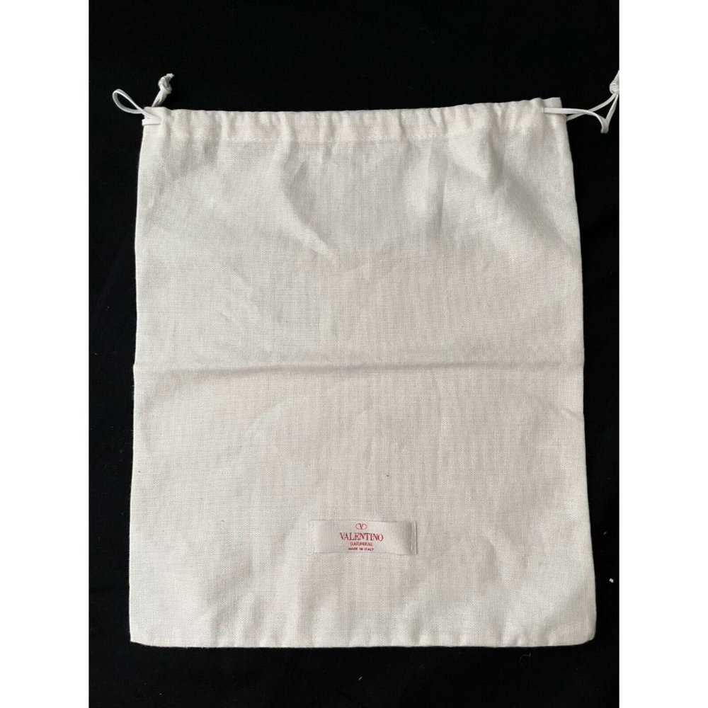 Valentino Dust Bag Storage Drawstring White 13.5" x 11.4"